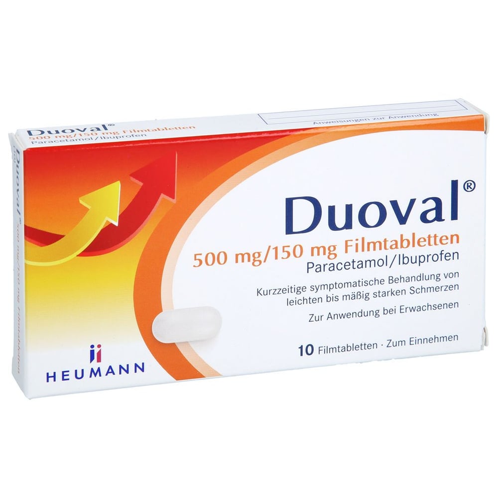 DUOVAL 500 mg/150 mg Filmtabletten