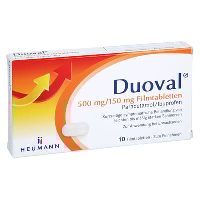 DUOVAL 500 mg/150 mg Filmtabletten