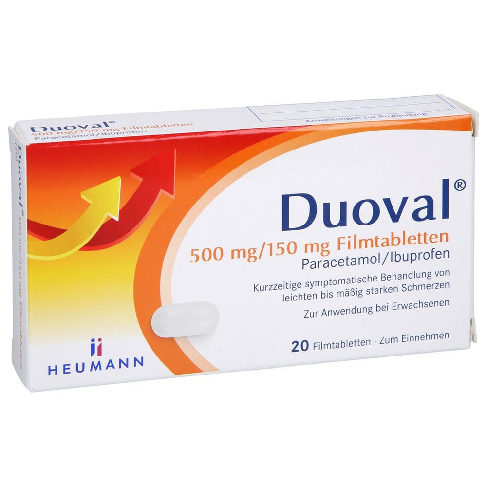 DUOVAL 500 mg/150 mg Filmtabletten