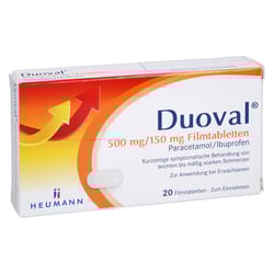 DUOVAL 500 mg/150 mg Filmtabletten