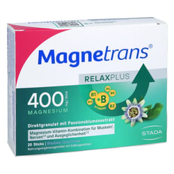 MAGNETRANS Relax+ 400 mg Granulat Sticks Blaubeere