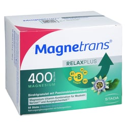 MAGNETRANS Relax+ 400 mg Granulat Sticks Blaubeere