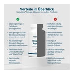 Omega-3 Kapseln Fischöl 705 mg DHA 1390 mg EPA