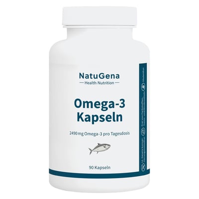 Omega-3 Kapseln Fischöl 705 mg DHA 1390 mg EPA Produktbild 1