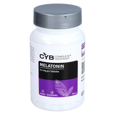 Cyb Melatonin 0,5 mg Vegan Produktbild 1