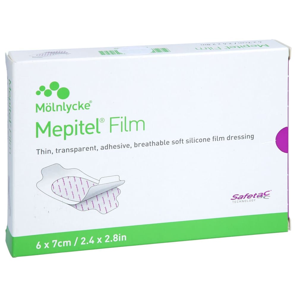 Mepitel Film Folienverband 6x7 cm