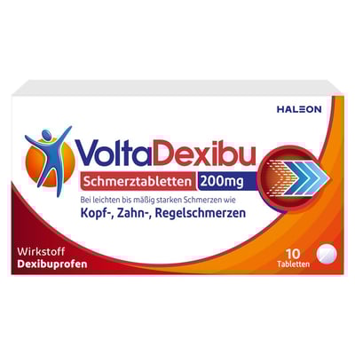 VoltaDexibu Schmerztabletten 200 mg