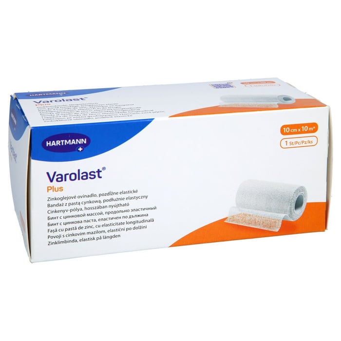 Varolast Plus Zinkleimbinde 10 cmx10 m