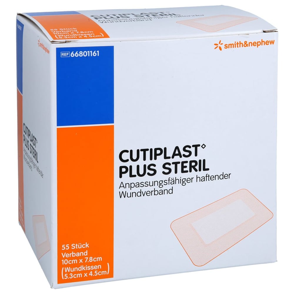 Cutiplast Plus steril 7,8x10 cm Verband