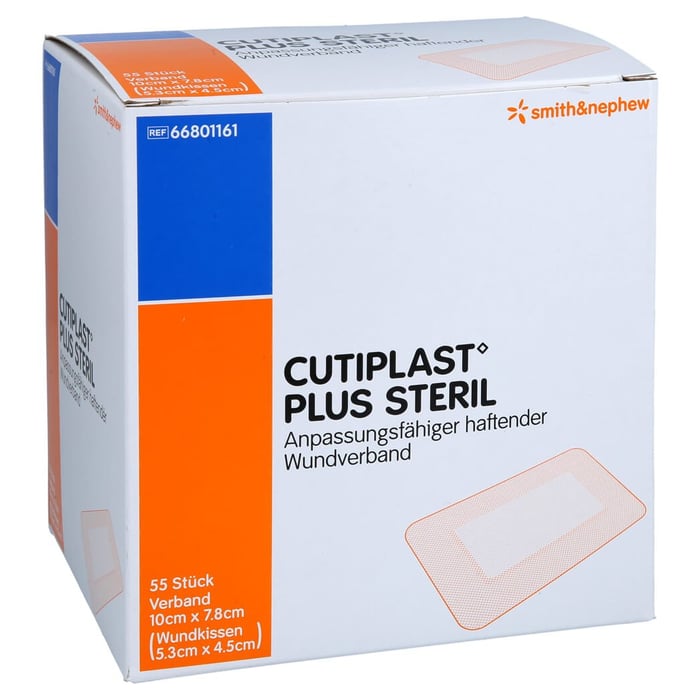 Cutiplast Plus steril 7,8x10 cm Verband