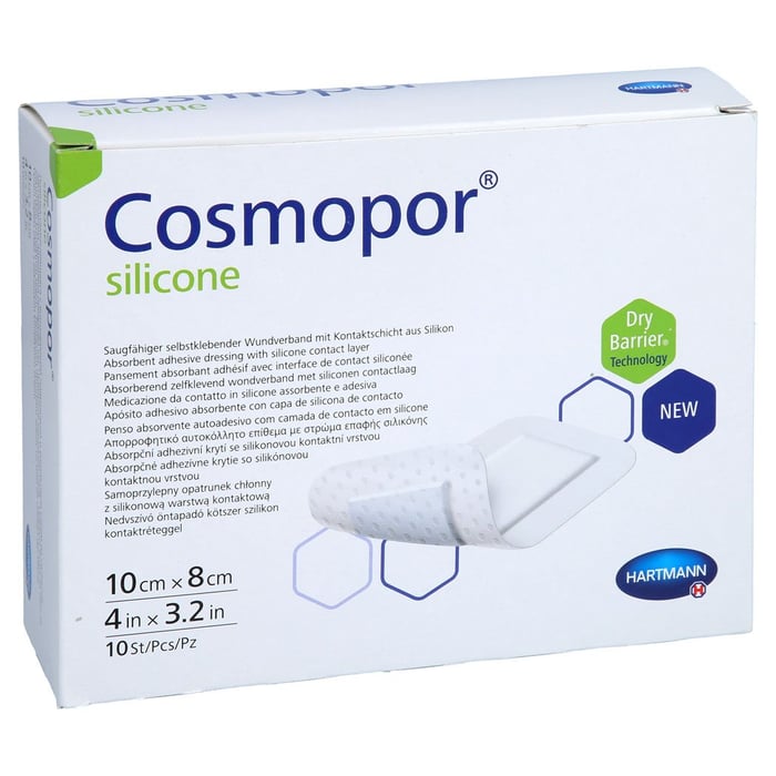 Cosmopor silicone Wundverband 8x10 cm