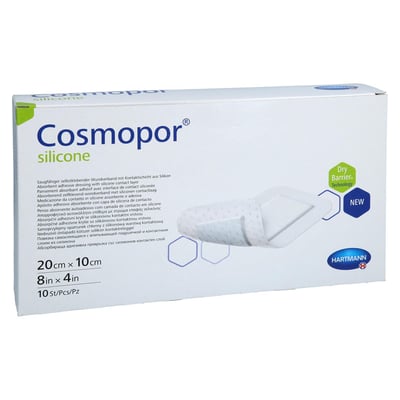 Cosmopor silicone Wundverband 10x20 cm