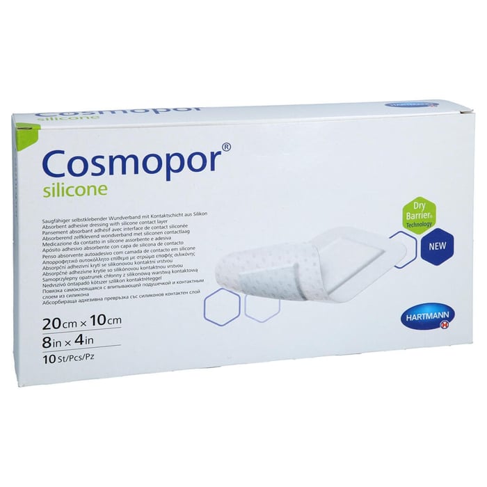 Cosmopor silicone Wundverband 10x20 cm