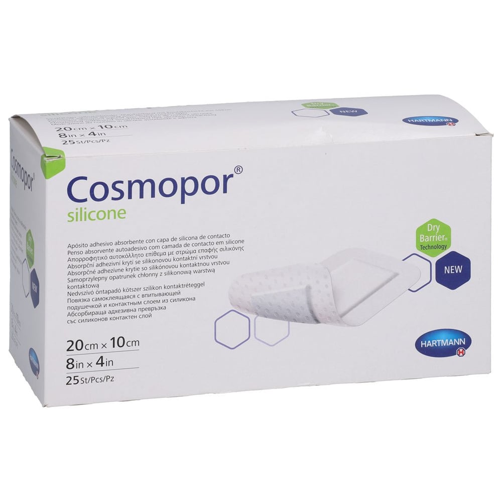 Cosmopor silicone Wundverband 10x20 cm