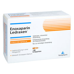 Enoxaparin Ledraxen 6000 I.E. (60 mg)/0,6 ml Injektionslösung