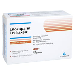 Enoxaparin Ledraxen 8000 I.E. (80 mg)/0,8 ml Injektionslösung