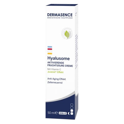 Dermasence Hyalusome Aktiv. Fruchtsäure Creme