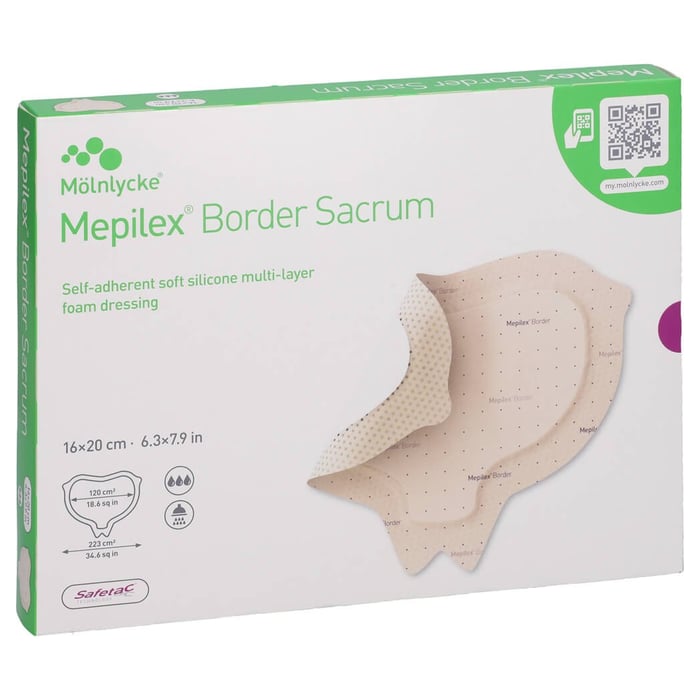 Mepilex Border Sacrum Schaumverb.16x20 cm steril