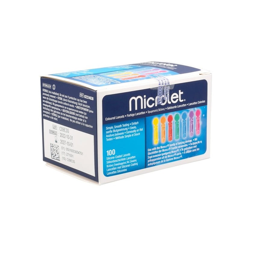 Microlet Lanzetten Farbig Crosp Medical