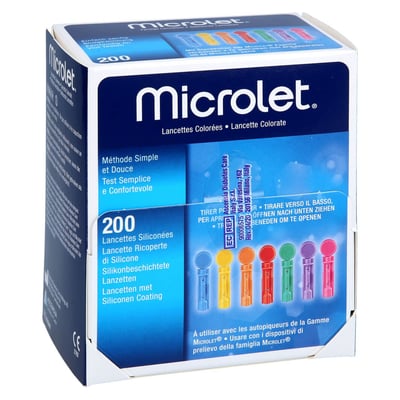 Microlet Lanzetten Farbig Crosp Medical