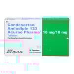Candesartan/Amlodipin 123 Acurae Pharma 16 mg/10 mg