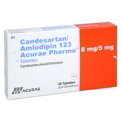 Candesartan/Amlodipin 123 Acurae Pharma 8 mg/5 mg