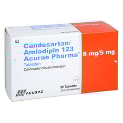 Candesartan/Amlodipin 123 Acurae Pharma 8 mg/5 mg