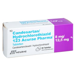 Candesartan/Hydrochlorothiazid 123 Acurae Pharma 8 mg/12,5 mg
