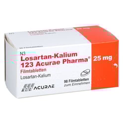 Losartan-Kalium 123 Acurae Pharma 25 mg