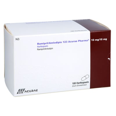 Ramipril/Amlodipin 123 Acurae Pharma 10 mg/10 mg