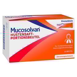 Mucosolvan Hustensaft-Portionsbeutel