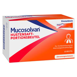 Mucosolvan Hustensaft-Portionsbeutel