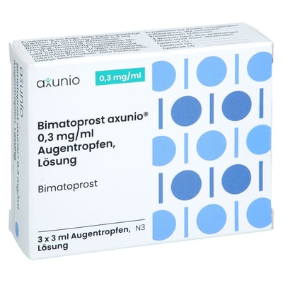 Bimatoprost axunio 0,3 mg/ml