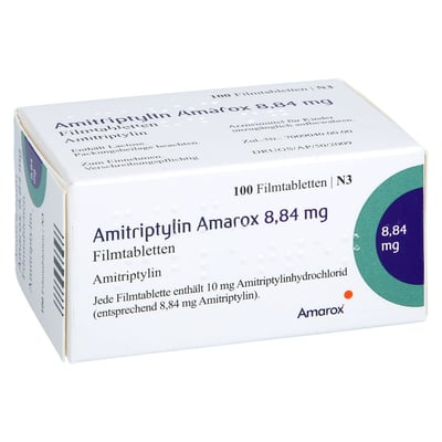 AMITRIPTYLIN Amarox 8,84 mg Filmtabletten Produktbild 1