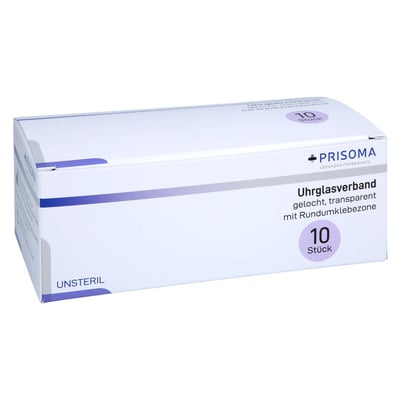 Uhrglasverband Prisoma unsteril gelocht