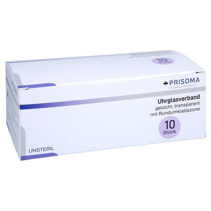 Uhrglasverband Prisoma unsteril gelocht