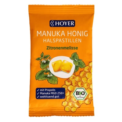 Hoyer Manuka Honig Halspastillen ZM MGO 250+