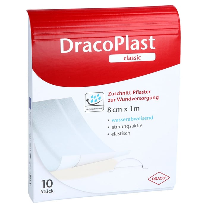 Dracoplast Clas 8cmx1m Wei