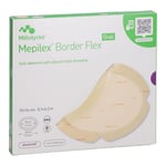 Mepilex Border Flex Schaumverband haftend 13x16 cm oval Produktbild 1