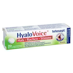 TETESEPT HyaloVoice Hals Rachen Stimme Lutschtabl.