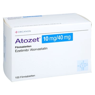 Atozet 10 mg/40 mg Filmtabletten Produktbild 1