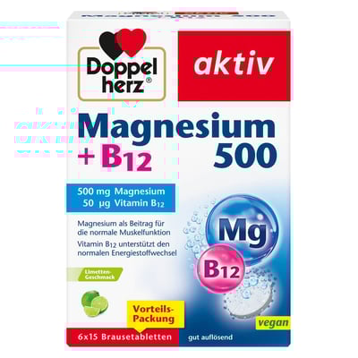 Doppelherz Magnesiu500+b12
