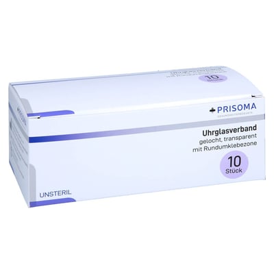 Uhrglasverband Prisoma unsteril gelocht