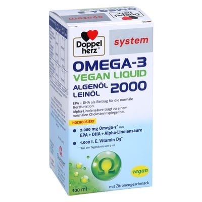 DOPPELHERZ Omega-3 vegan Liquid 2000 system