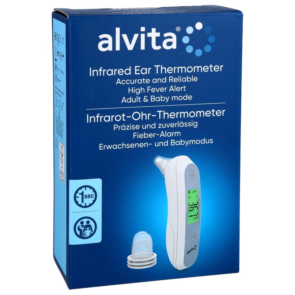 Alvita Ohr-thermometer