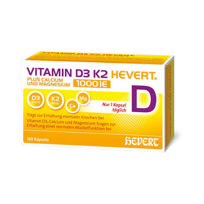 Vitamin D3k2 Hevert 1000ie Produktbild 1