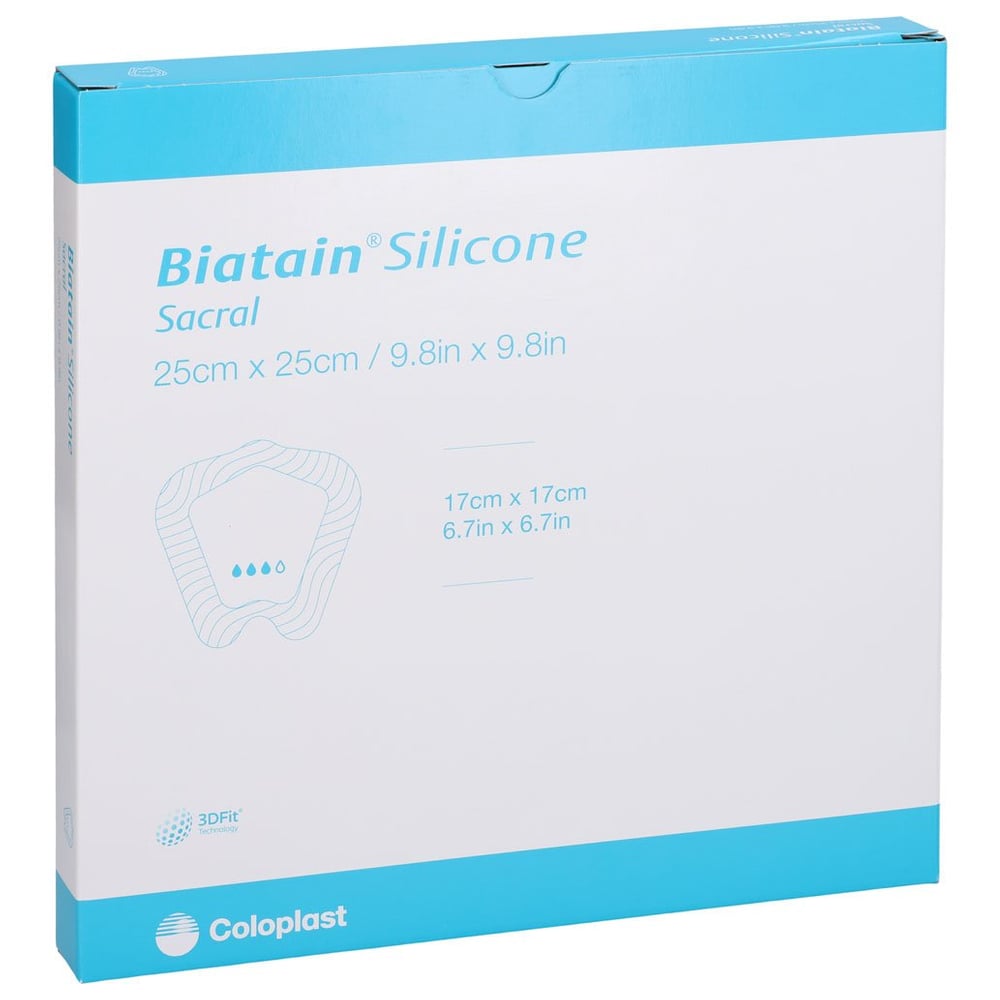 Biatain Silicone Schaumverb.Sakrum Groß 25X25 cm