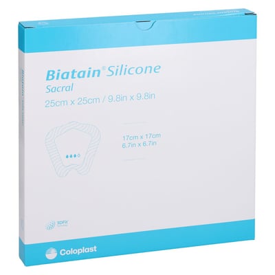Biatain Silicone Schaumverb.Sakrum Groß 25X25 cm