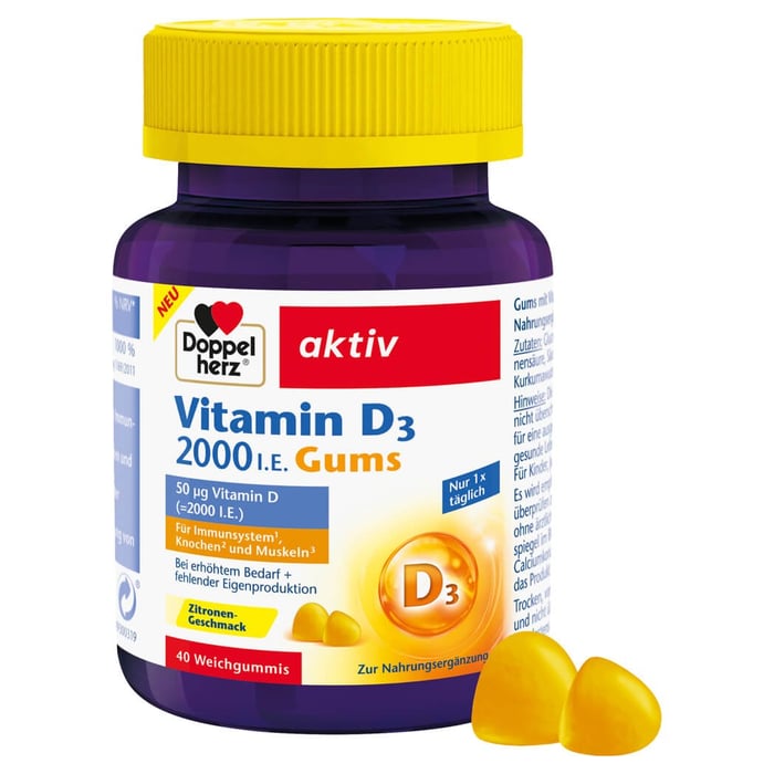 Doppelherz Vit D3 2000 Gum