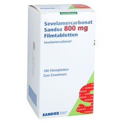 Sevelamercarbonat Sandoz 800 mg Filmtabletten